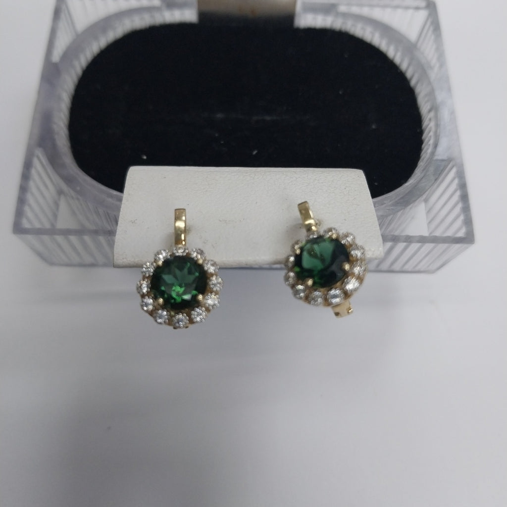 BROQUELES ORO 14K 3.7 (NUEVO)
