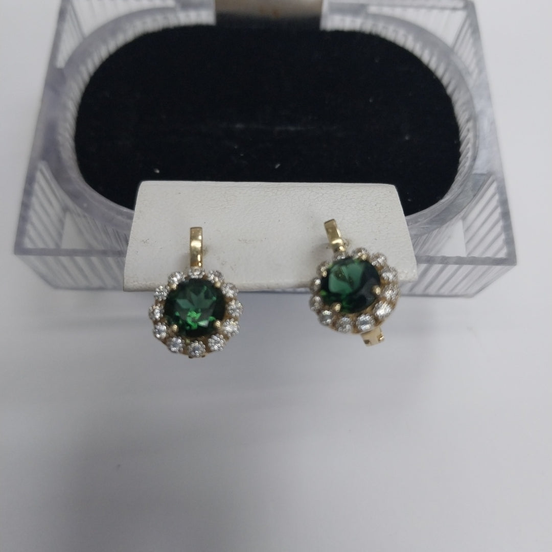BROQUELES ORO 14K 3.7 (NUEVO)