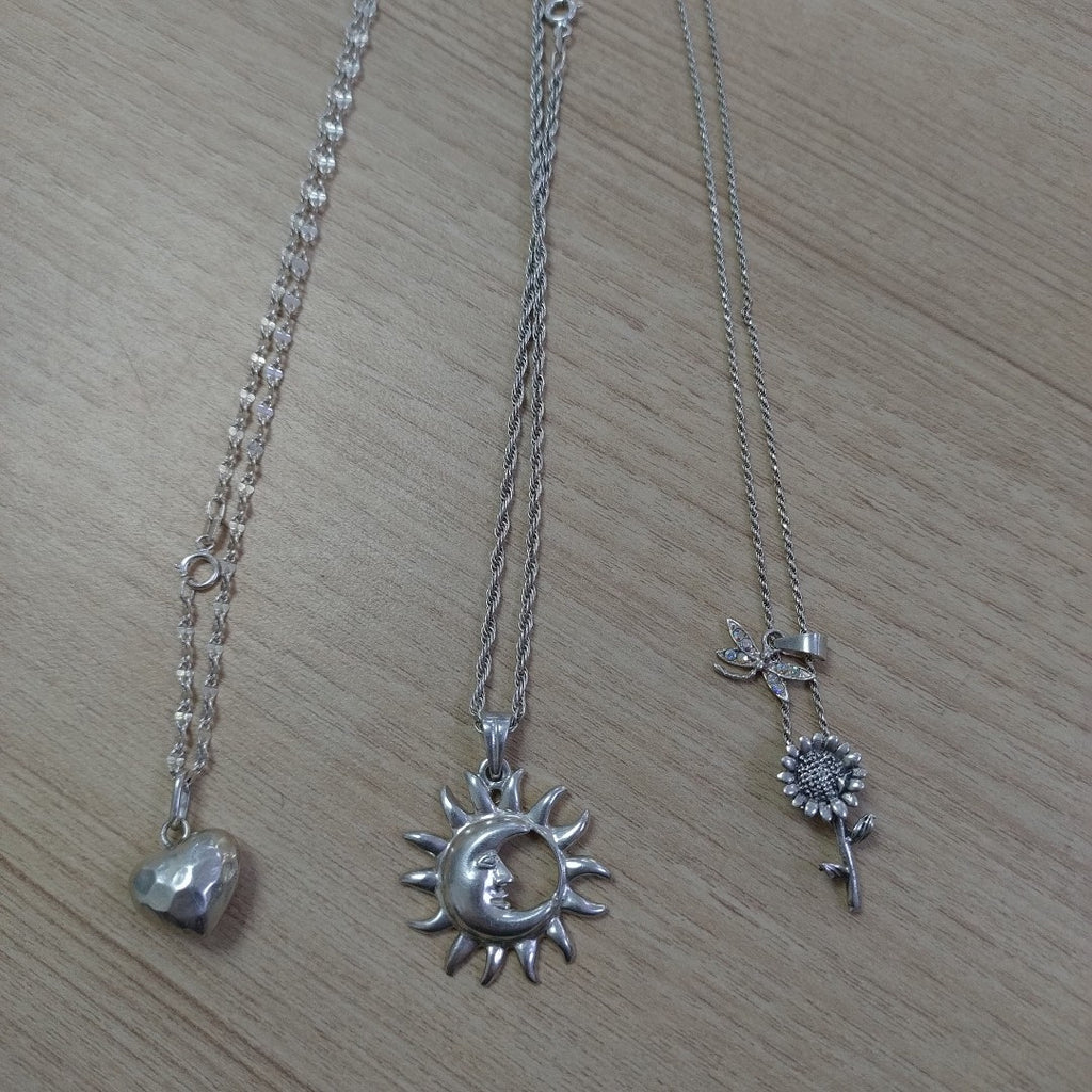 CADENA, DIJE. PLATA. 22.7 GRMS (SEMINUEVO)