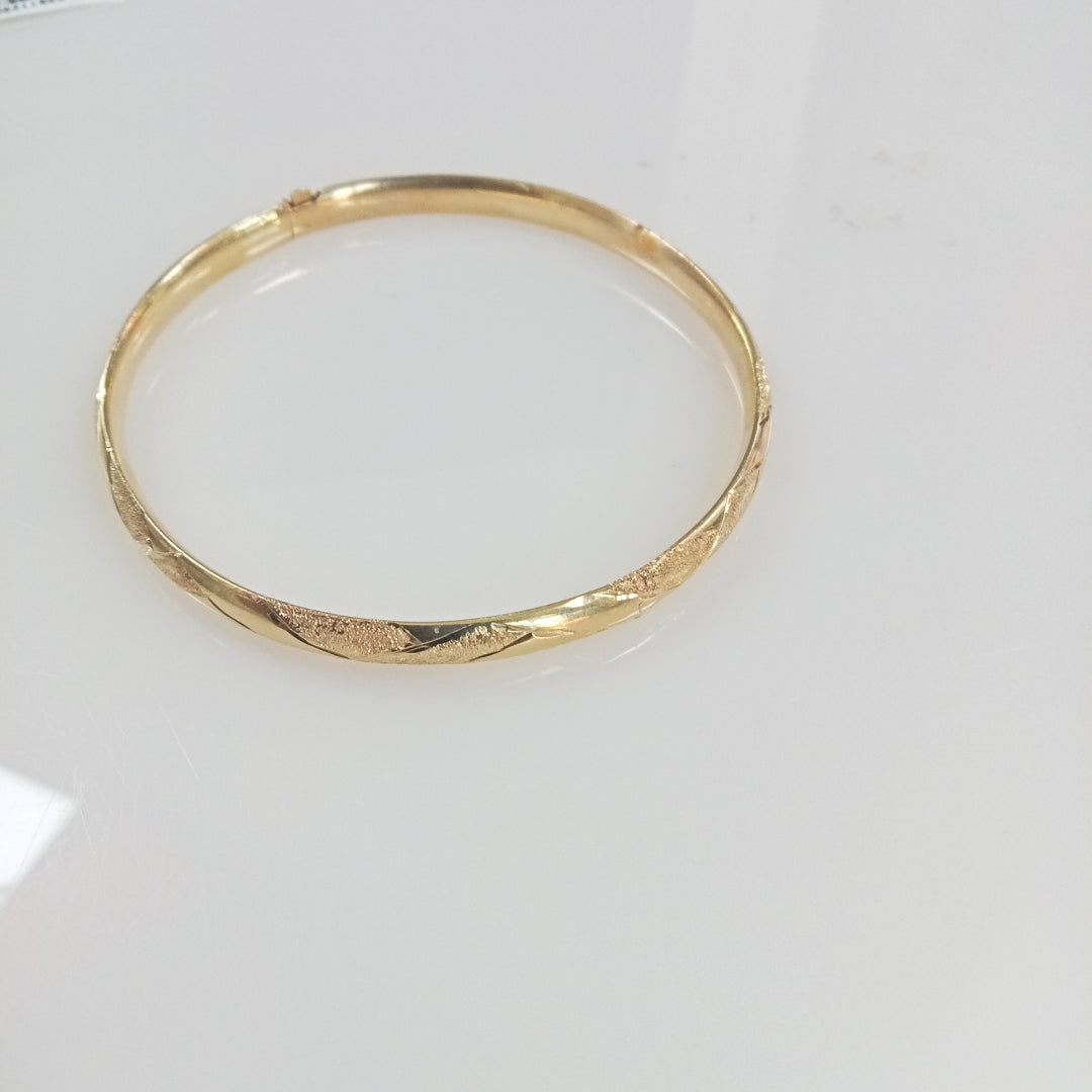 K1 6,10 GRMS 14 K ESPECIFICACIONES COMPLEMENTARIAS BRAZALETE ORO 14K (SEMINUEVO)