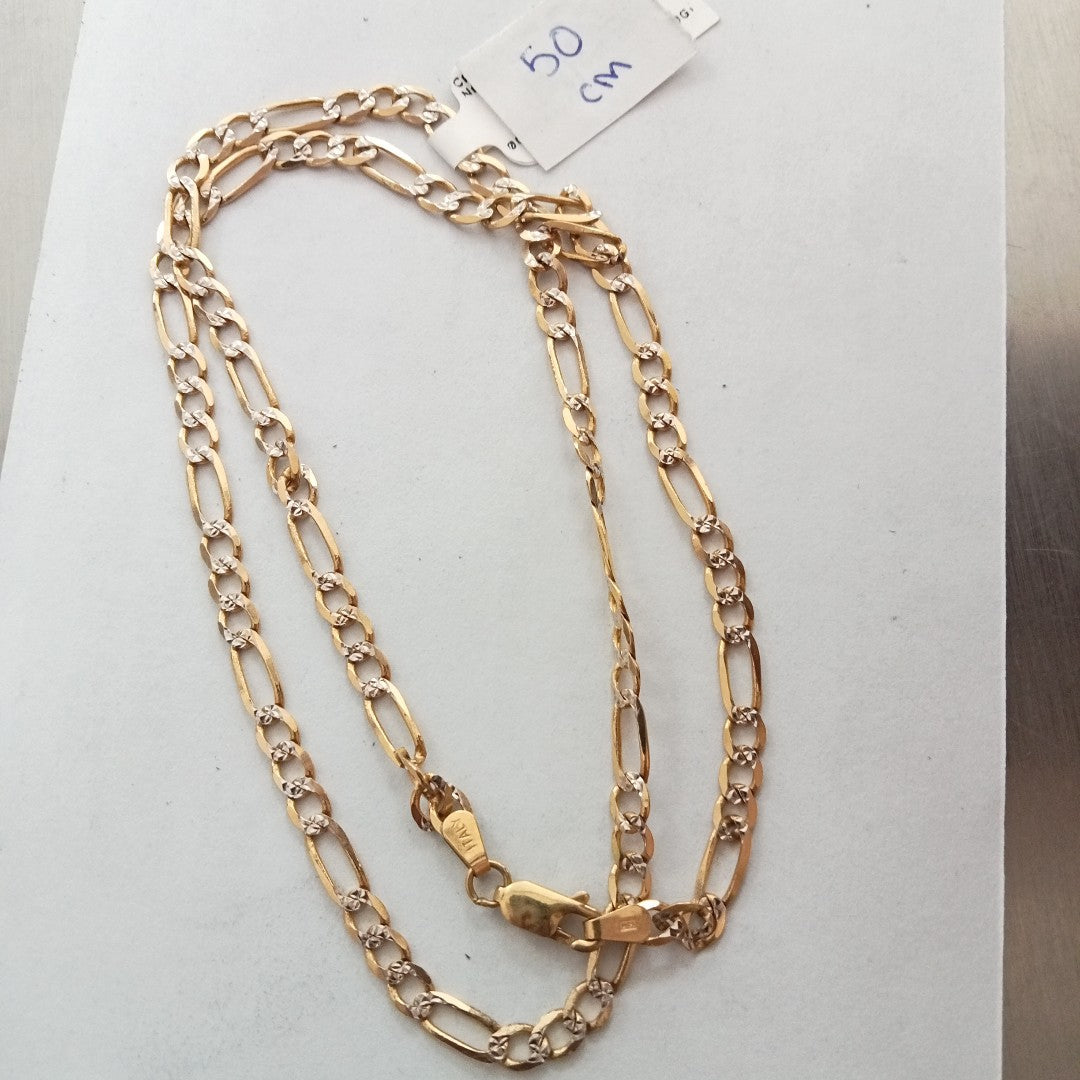 CADENA ORO,ORO COMBINADO 14 K 10,80 GRMS (SEMINUEVO)