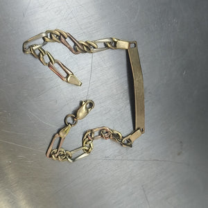 ESCLAVA. ORO, ORO COMBINADO. 10 K 3.6 GRMS (SEMINUEVO)