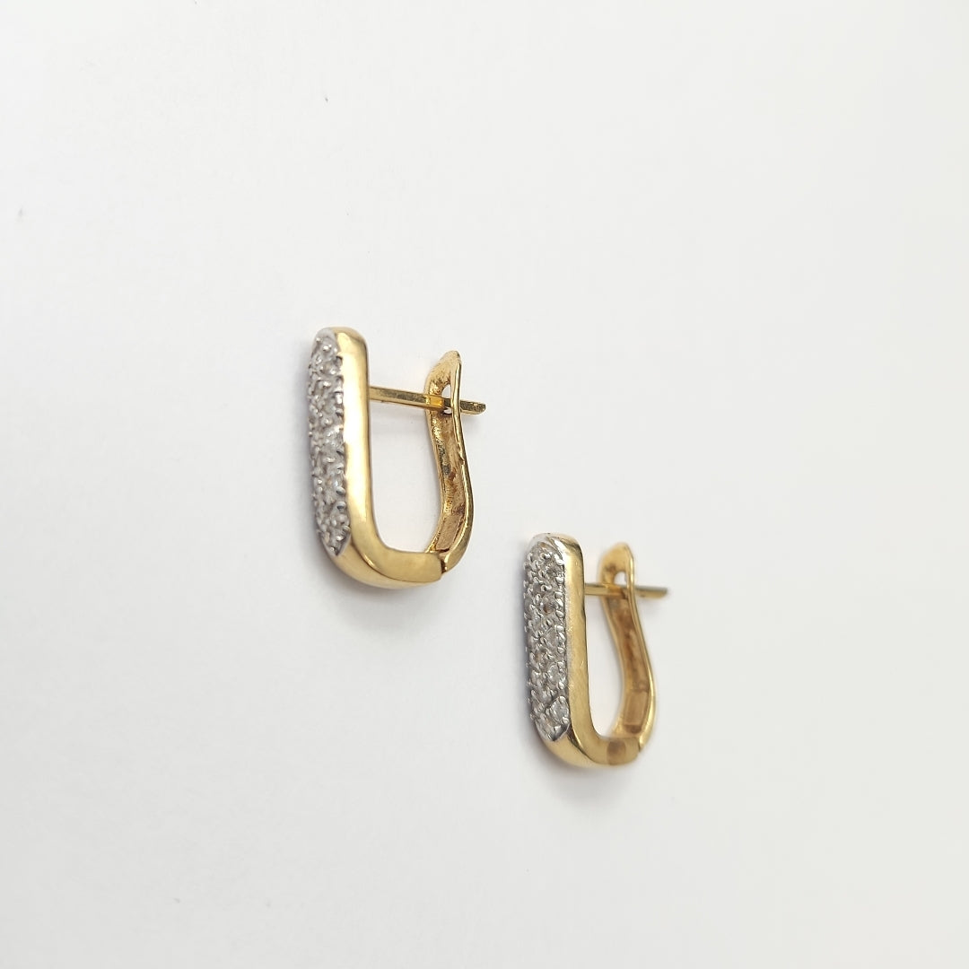 ARETES PAR ORO 10 K 3,70 GRMS (SEMINUEVO)