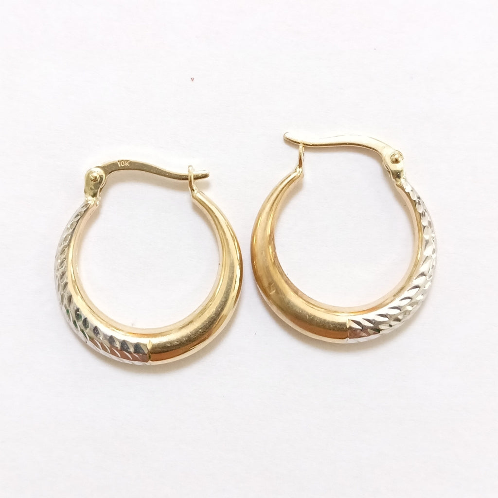 ARRACADAS PAR ORO,RODIADO 10 K 1,30 GRMS (SEMINUEVO)