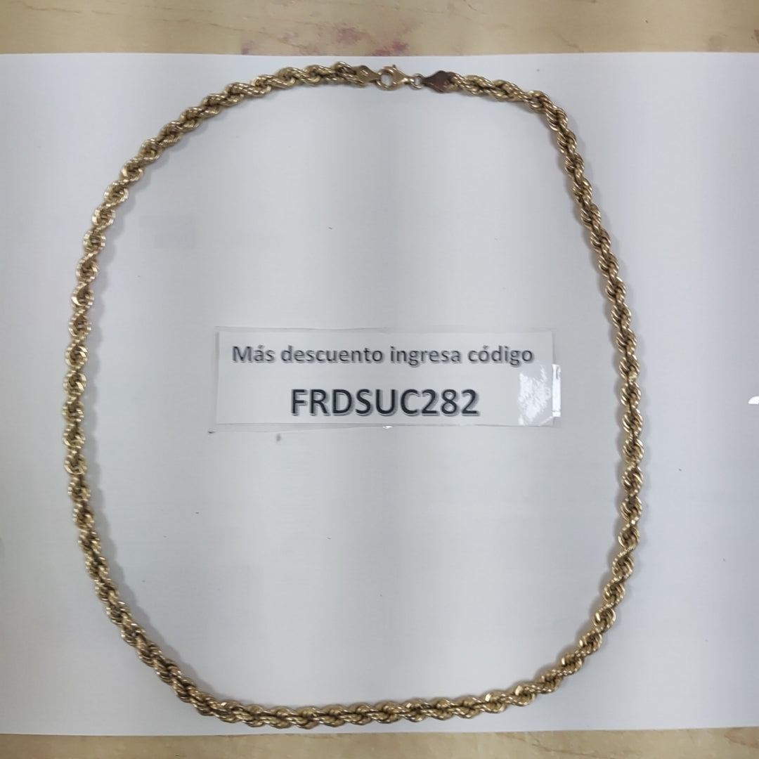 CADENA. ORO. 8 K 17.6 GRMS (SEMINUEVO)