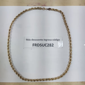 CADENA. ORO. 8 K 17.6 GRMS (SEMINUEVO)