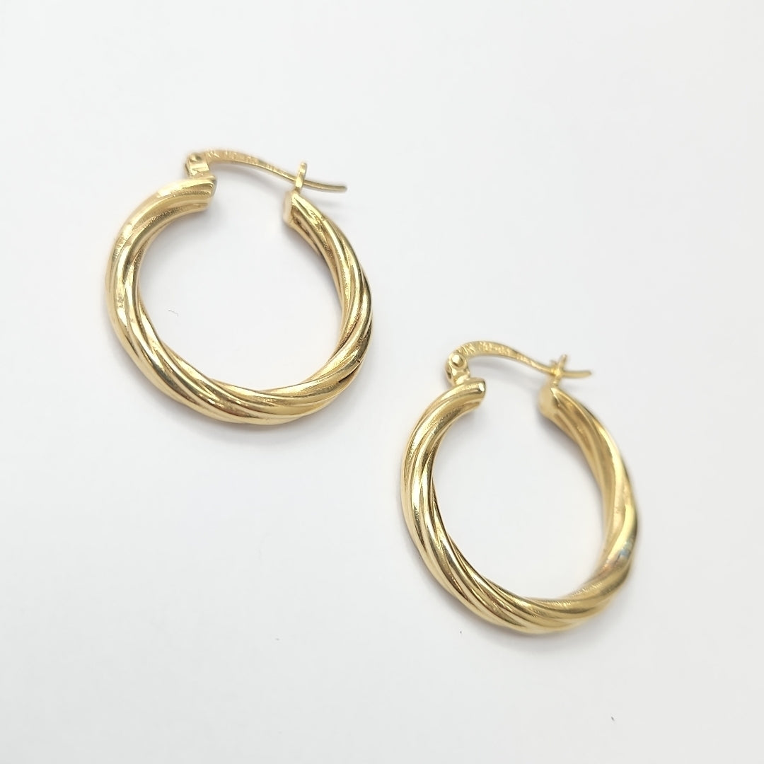 ARRACADAS PAR. ORO. 14 K 4.6 GRMS (SEMINUEVO)