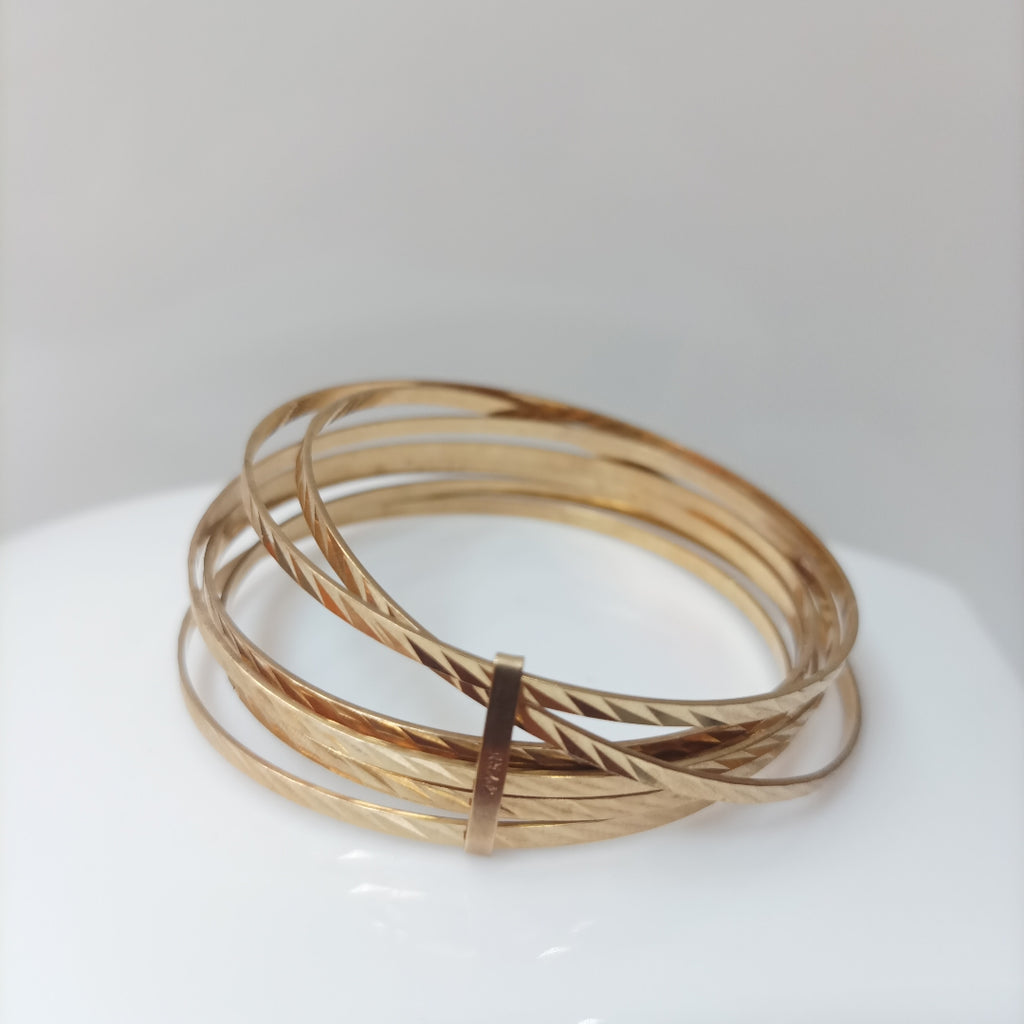 SEMANARIO DE PULSERAS ORO 10 K 18,50 GRMS (SEMINUEVO)