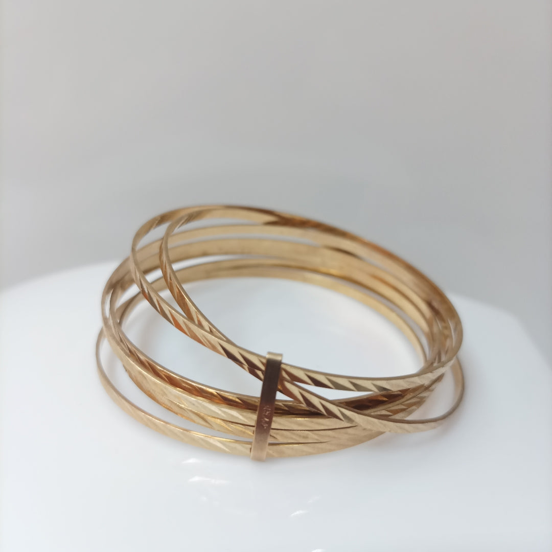 SEMANARIO DE PULSERAS ORO 10 K 18,50 GRMS (SEMINUEVO)