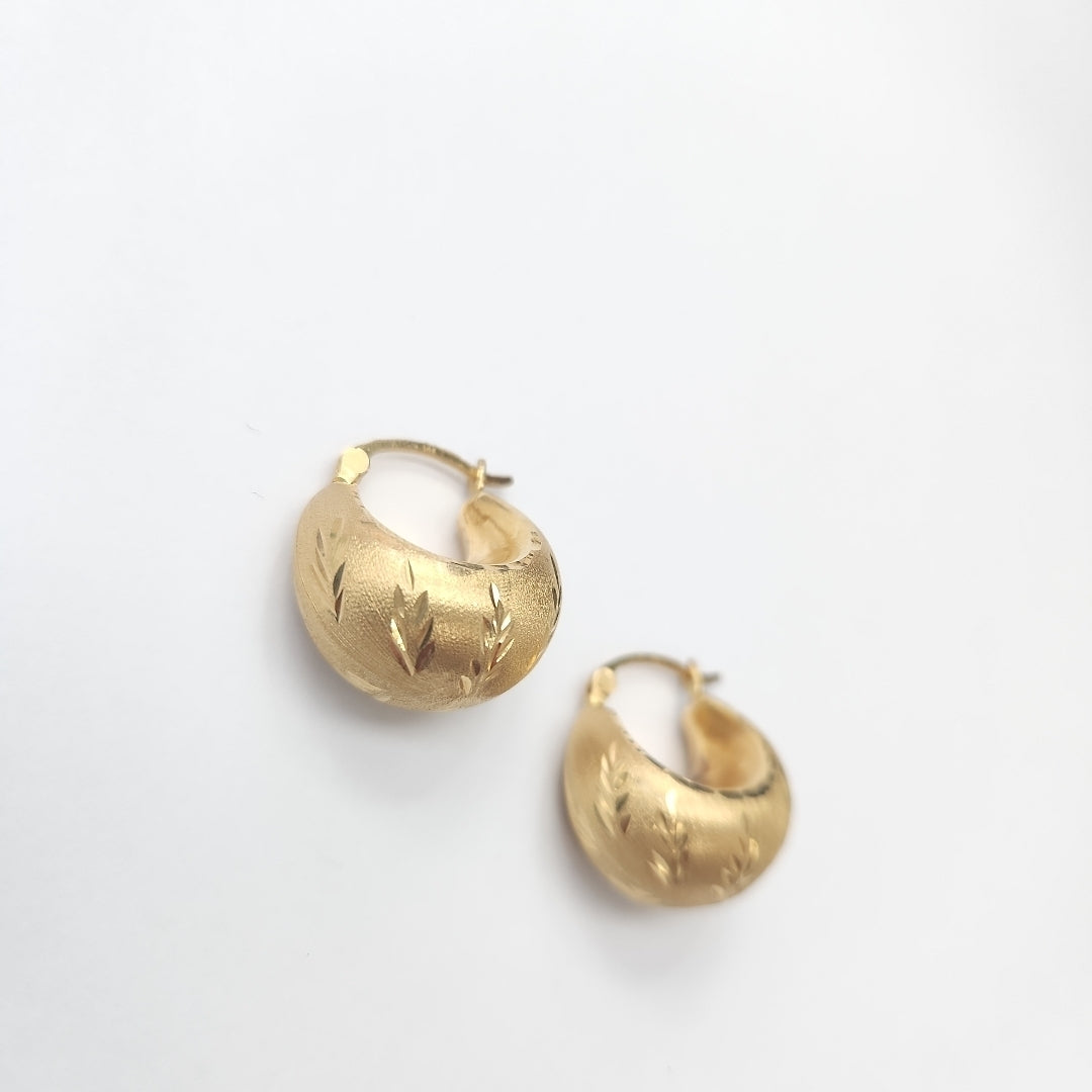 ARETES PAR. ORO. 14 K 3 GRMS (SEMINUEVO)