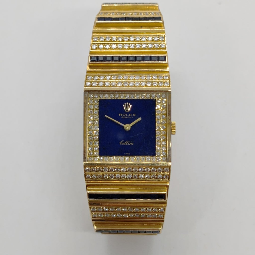 RELOJ CAJA Y PULSO ORO. ORO. 18 K 120.7 GRMS (SEMINUEVO)