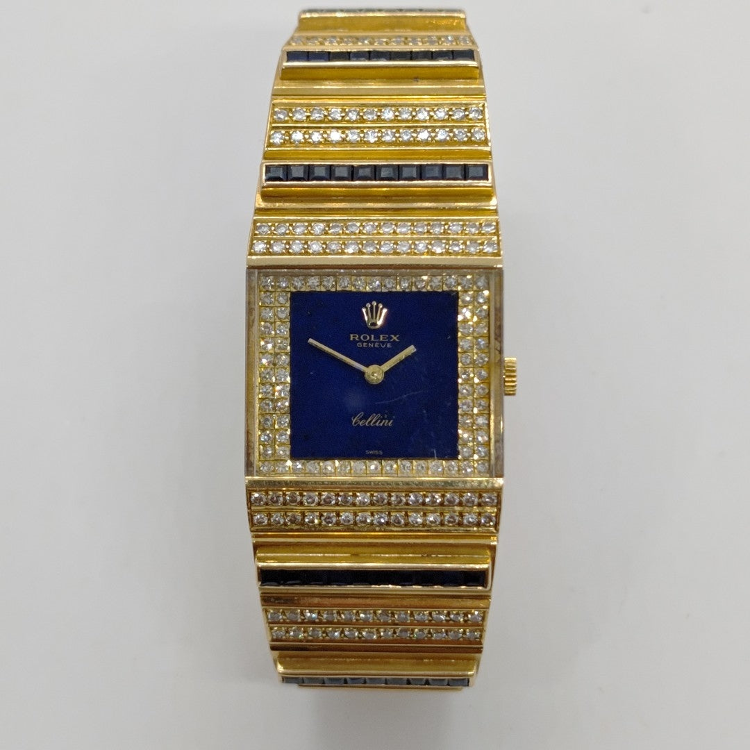 RELOJ CAJA Y PULSO ORO. ORO. 18 K 120.7 GRMS (SEMINUEVO)