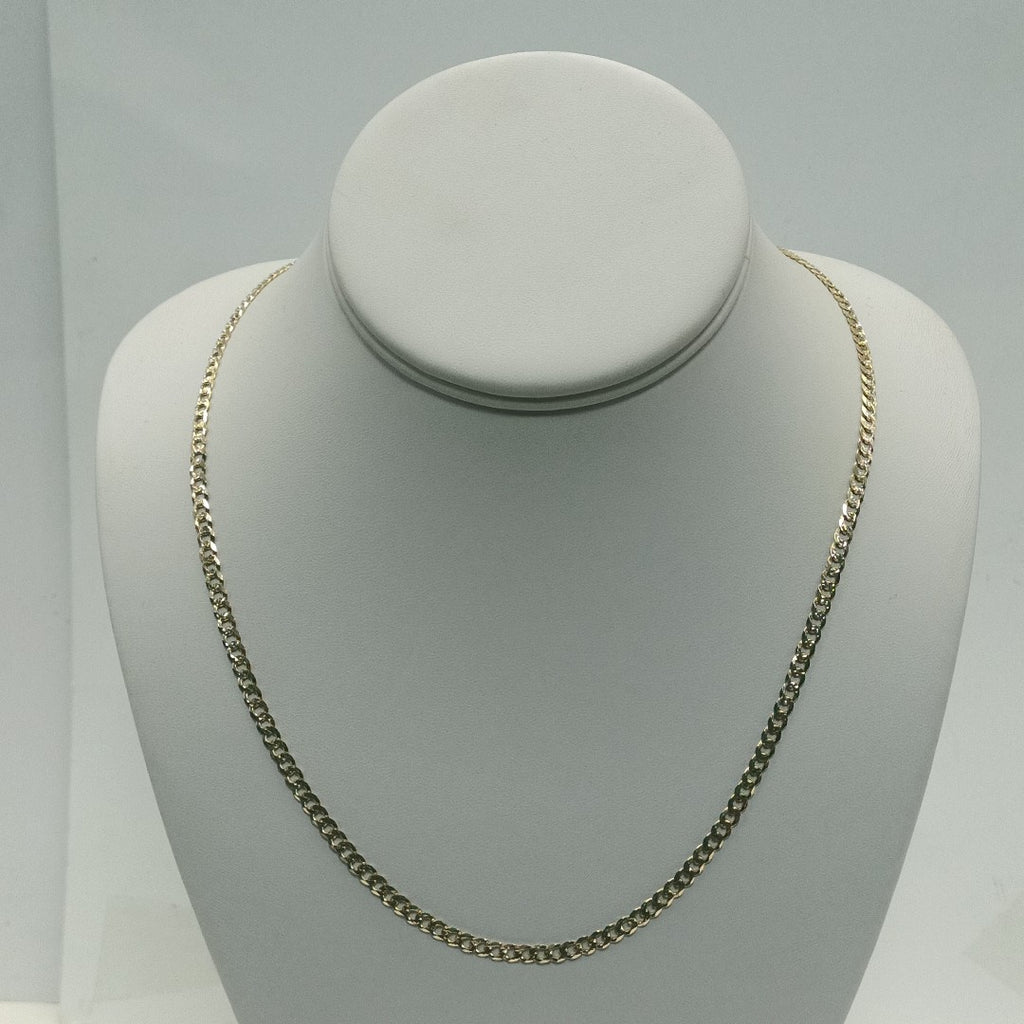 CADENA BARBADA DIAMANTADA 11.11GR 55 CM CM (NUEVO)