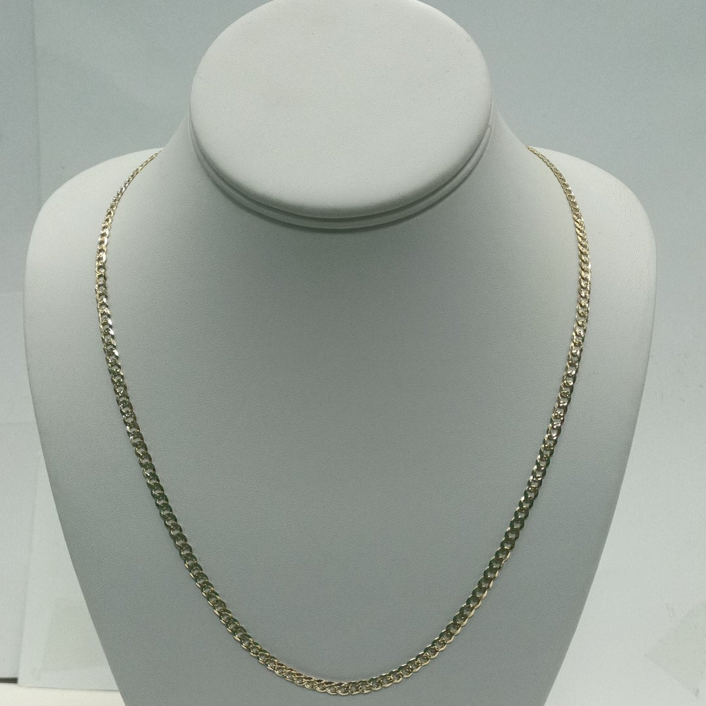 CADENA BARBADA DIAMANTADA 11.11GR 55 CM CM (NUEVO)