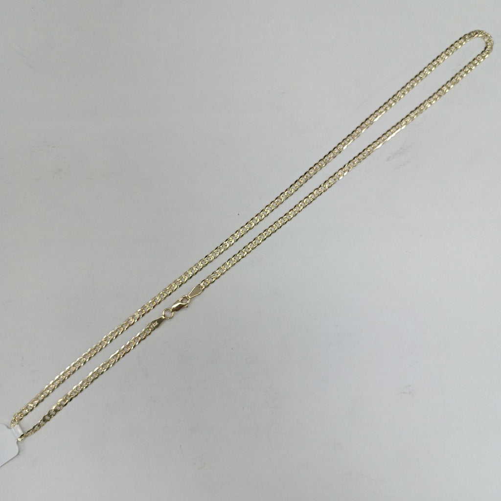 CADENA BARBADA DIAMANTADA 11.01GR 55 CM CM (NUEVO)