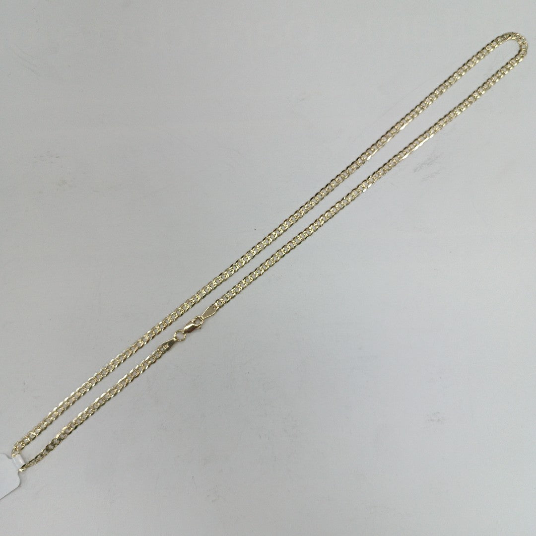 CADENA BARBADA DIAMANTADA 11.01GR 55 CM CM (NUEVO)