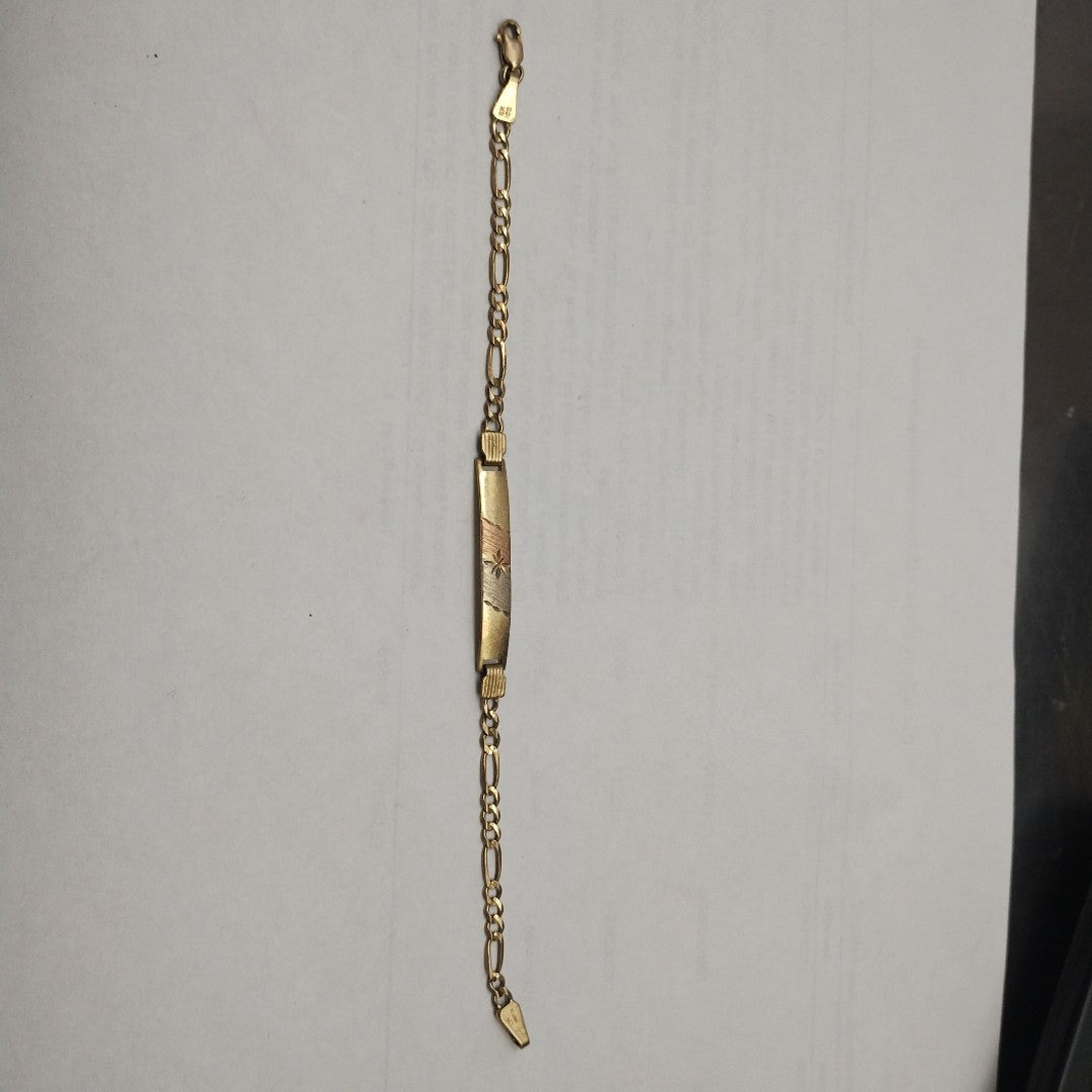 ESCLAVA. ORO COMBINADO. 10 K 3.2 GRMS (SEMINUEVO)