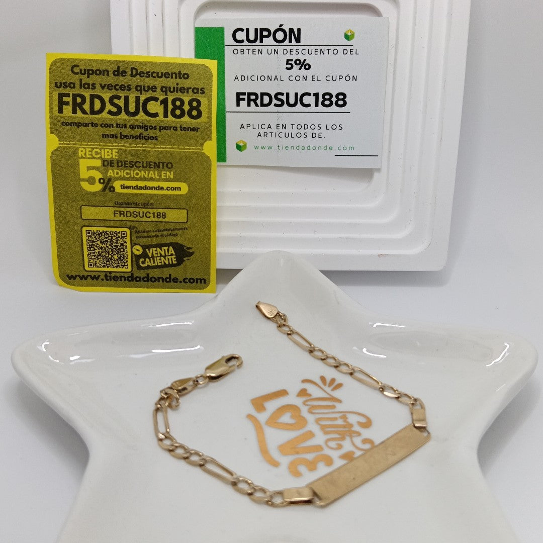 K1 4,20 GRMS 10 K ESPECIFICACIONES COMPLEMENTARIAS PULSERA TEJIDA PIEZA COMPLETA (SEMINUEVO)