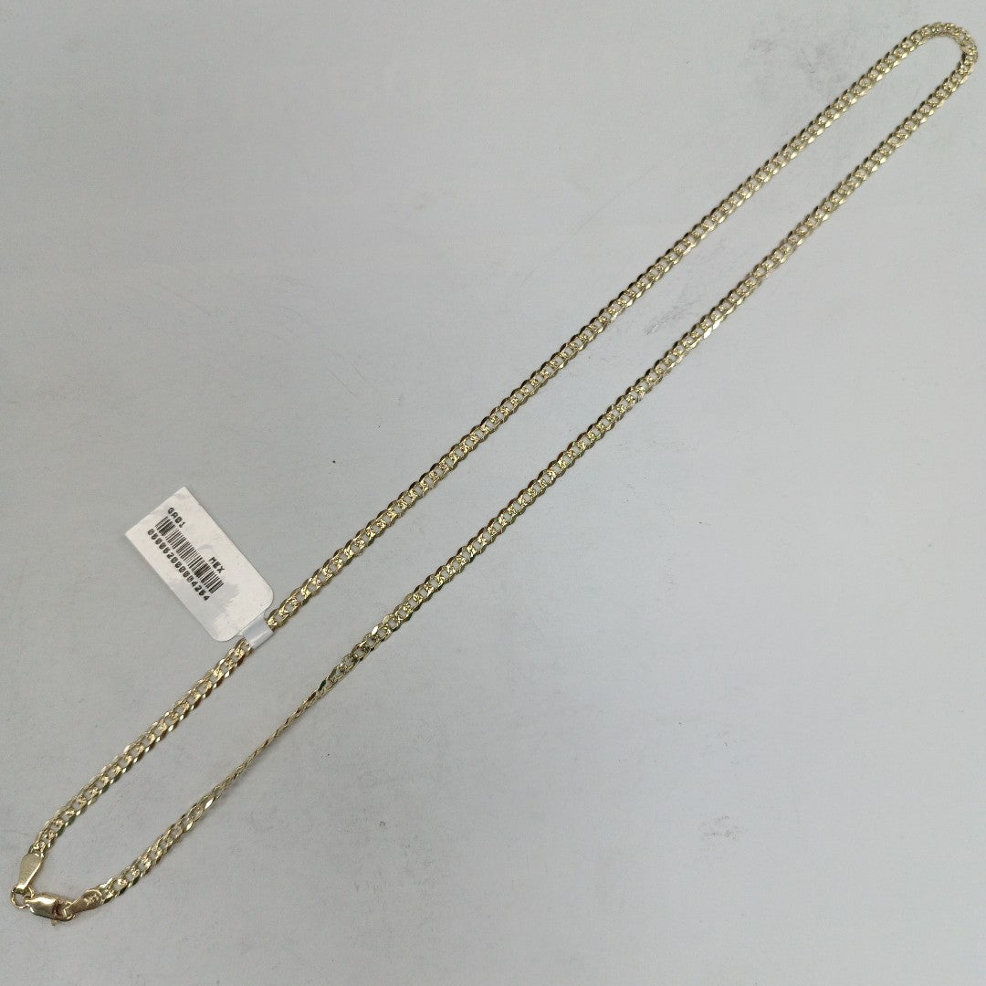 CADENA BARBADA DIAMANTADA 11.11GR 55 CM CM (NUEVO)