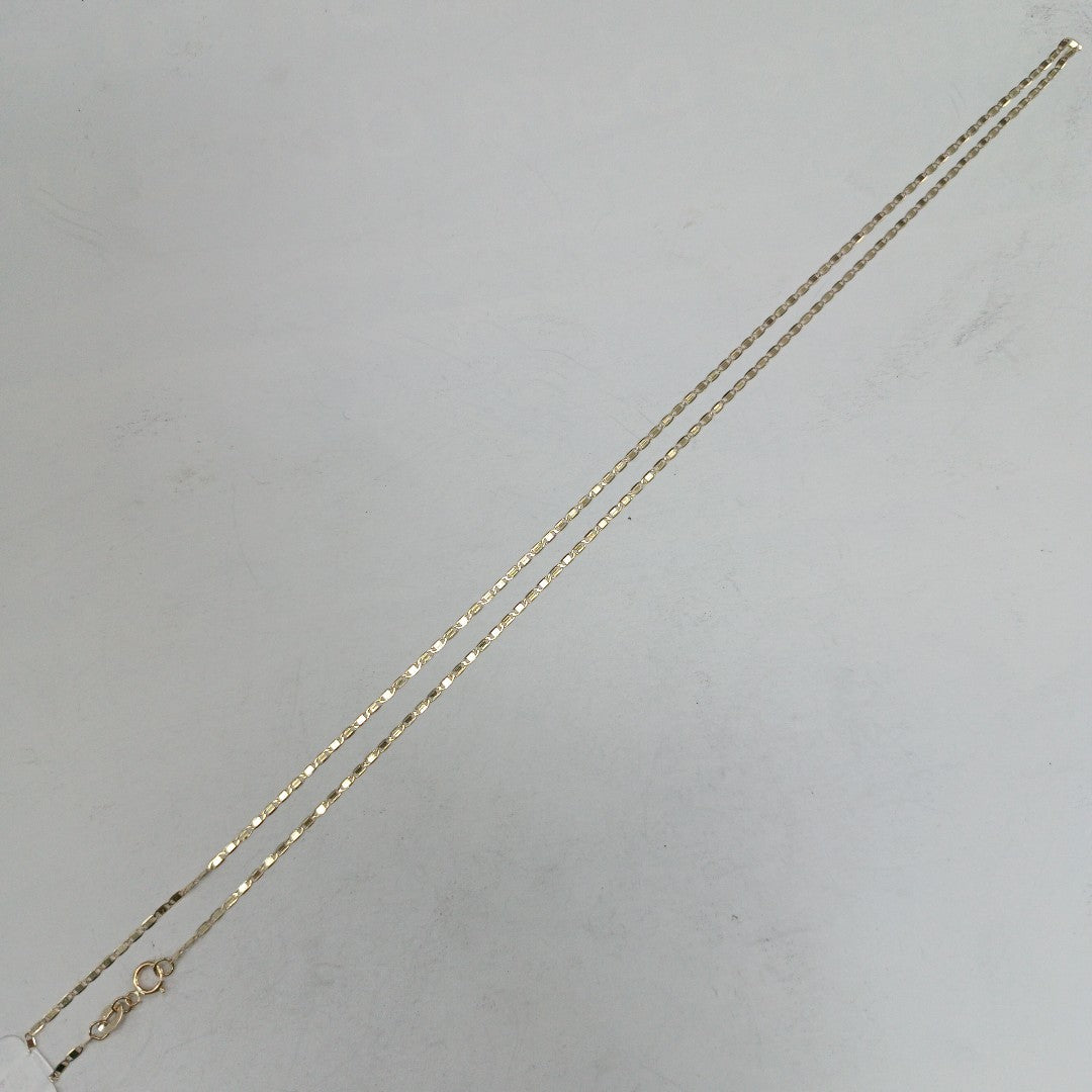 CADENA TEJIDO MARINERO 1.91GR 55 CM (NUEVO)