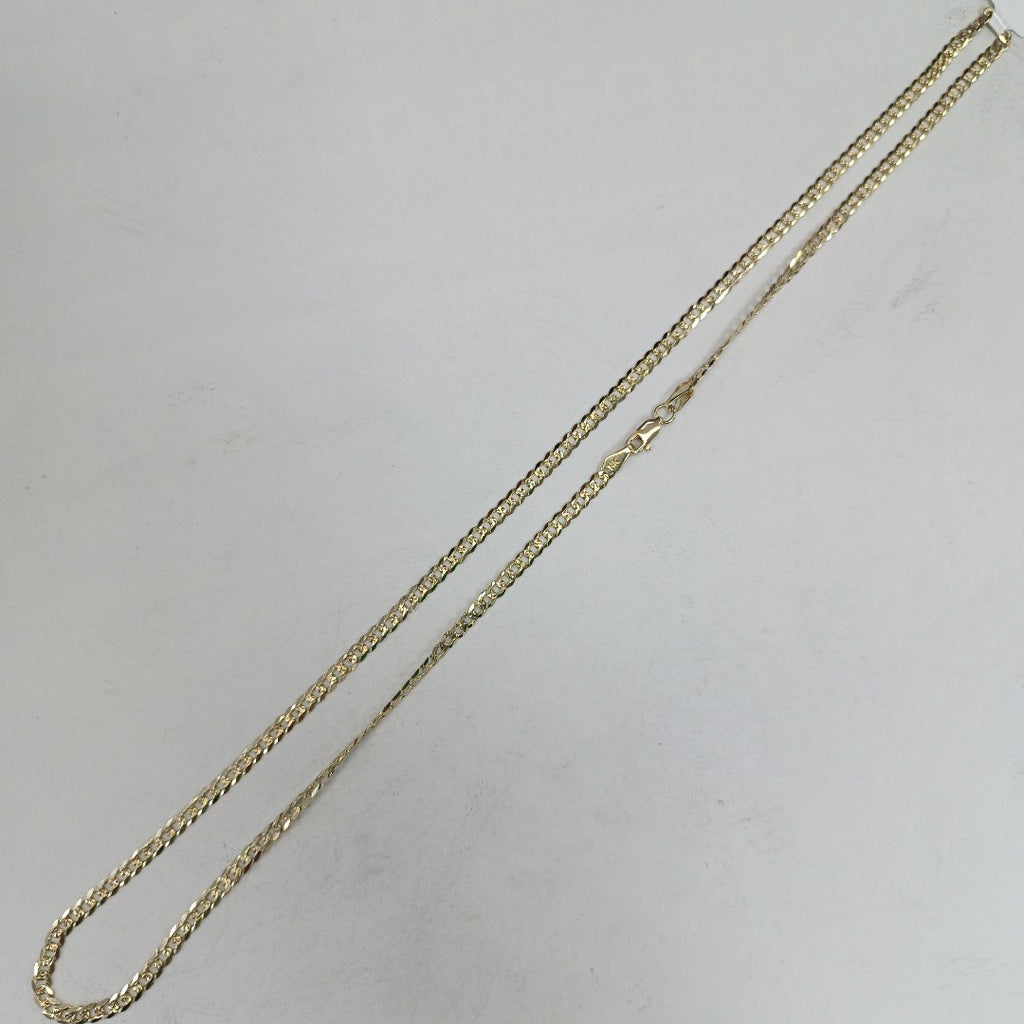 CADENA BARBADA DIAMANTADA 12.11GR 60 CM CM (NUEVO)