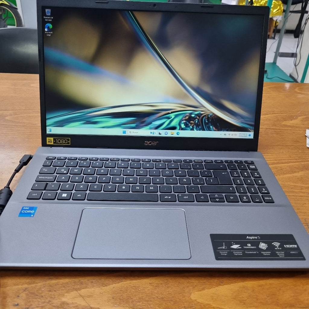 LAPTOP ACER ASPIRE 5 A515-57-578D (2023) 512 GB SSD 16 GB RAM (SEMINUEVO)