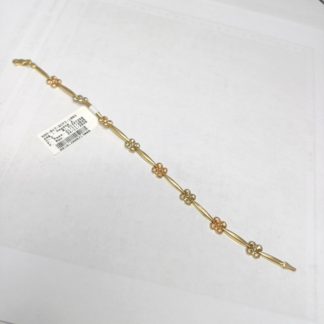 K1 4,60 GRMS 14 K ESPECIFICACIONES COMPLEMENTARIAS PULSERA , ECHURA ESPECIAL (SEMINUEVO)