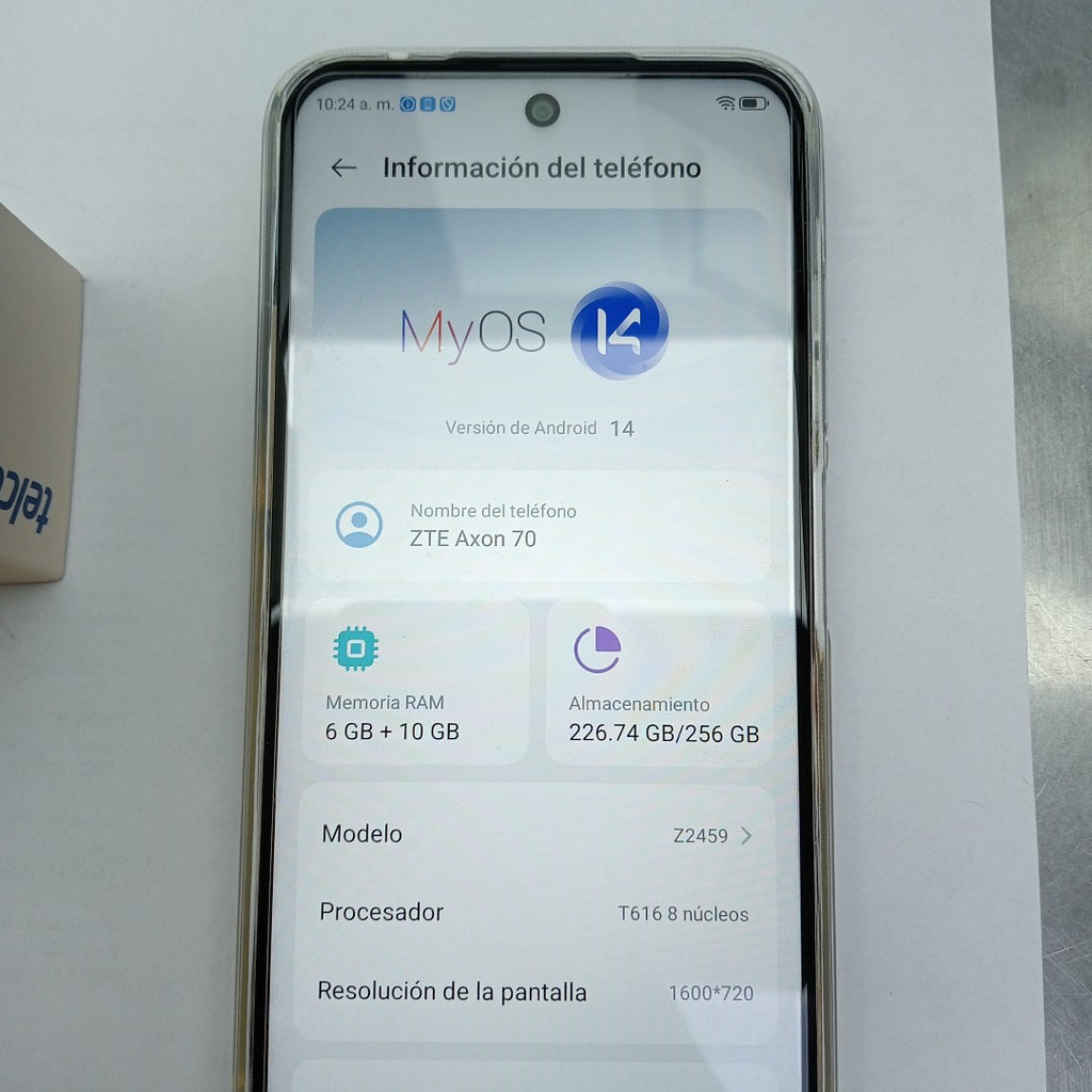 CELULAR ZTE AXON 70 Z2459 256 GB 6 GB RAM (SEMINUEVO)