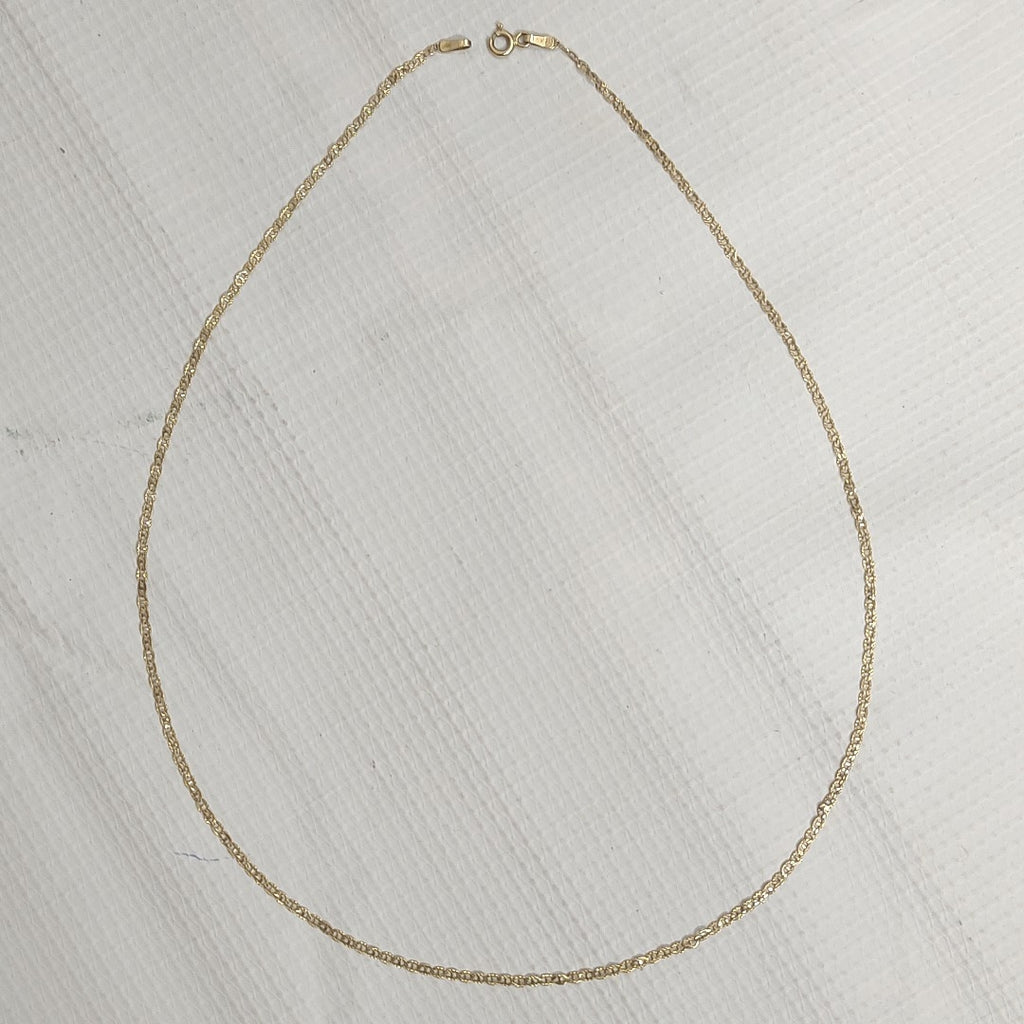 CADENA. ORO. 14 K 2.2 GRMS (SEMINUEVO)