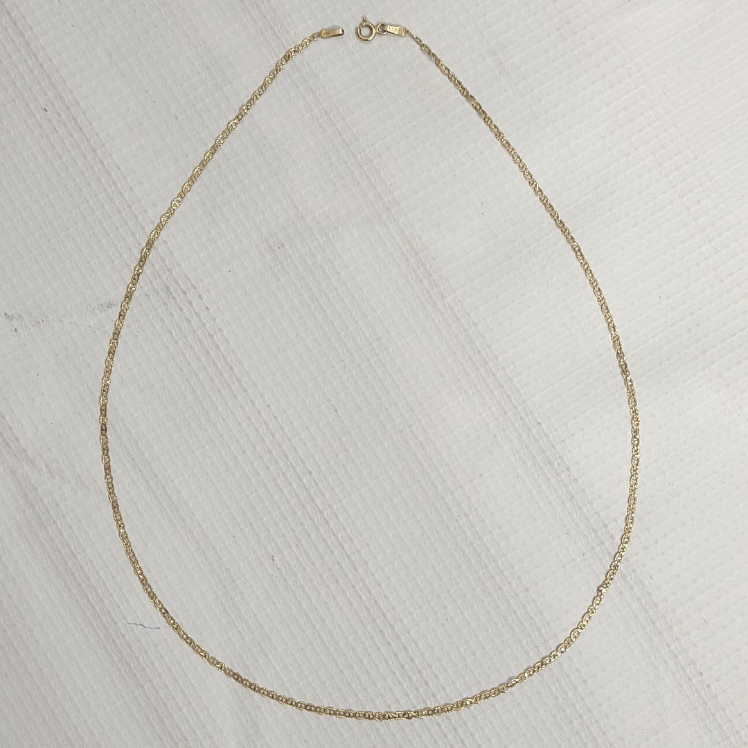 CADENA. ORO. 14 K 2.2 GRMS (SEMINUEVO)