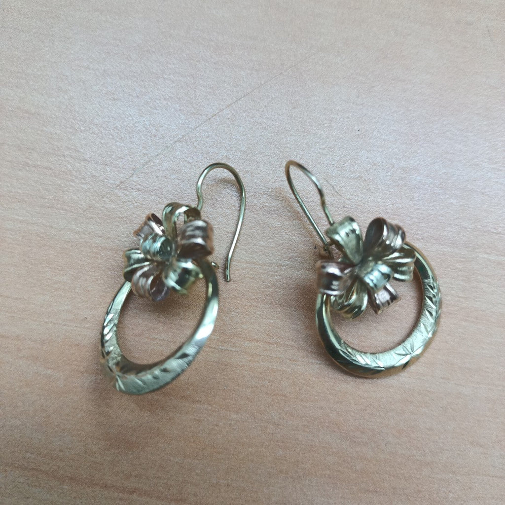 ARETES PAR. ORO. 10 K 2.8 GRMS (SEMINUEVO)