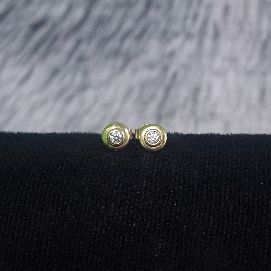 BROQUELES ORO 14K 1.2 (NUEVO)