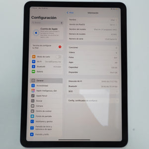 TABLETA APPLE IPAD AIR (M2) 11" A2902 (2024) 128 GB 8 GB RAM (SEMINUEVO)
