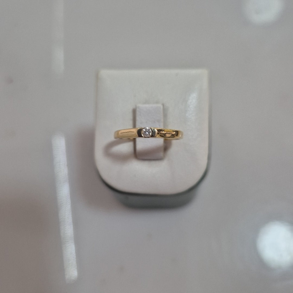 SOLITARIO ORO 14 K 1,60 GRMS (SEMINUEVO)