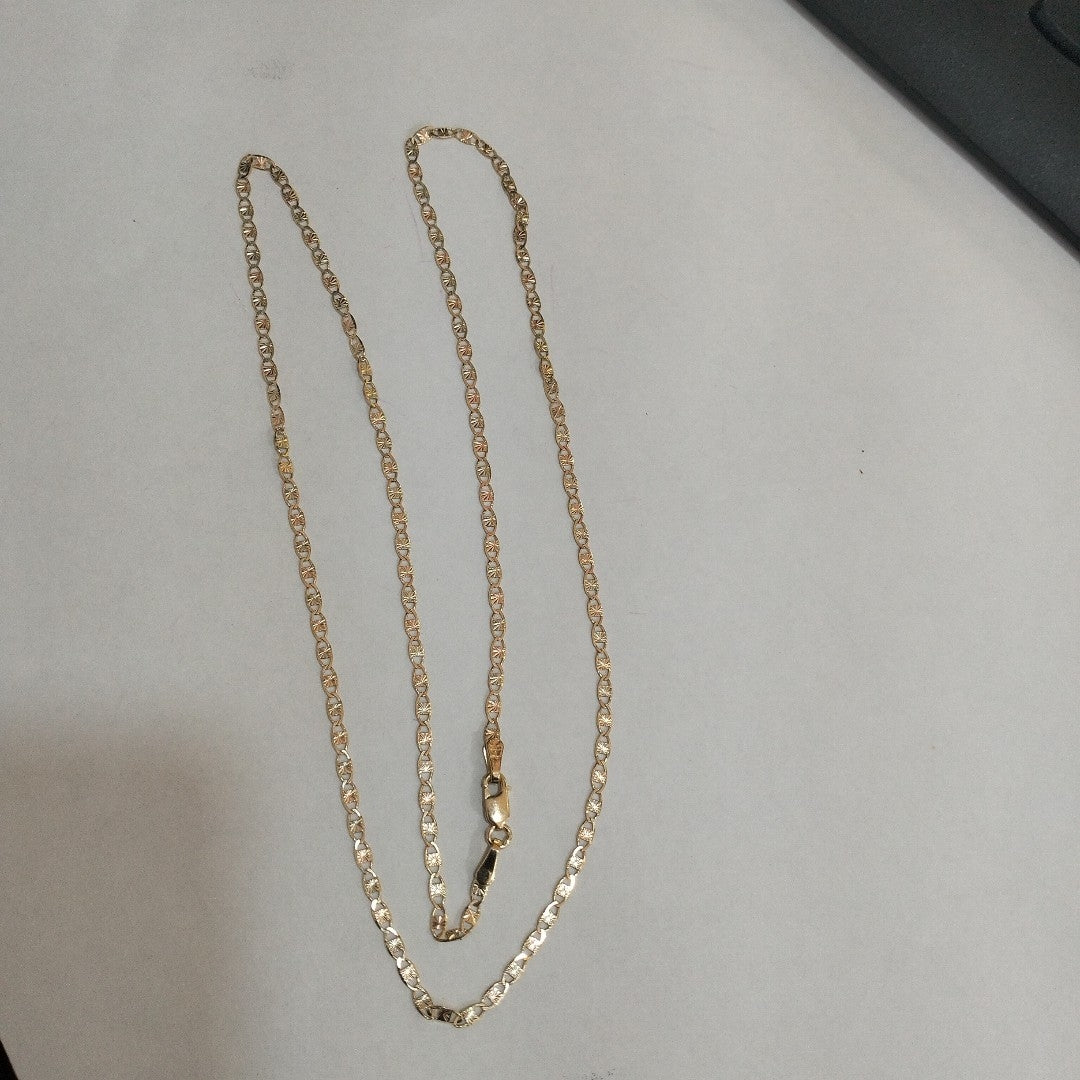 CADENA TEJIDO MARINERO 3.61GR 55 CM (NUEVO)