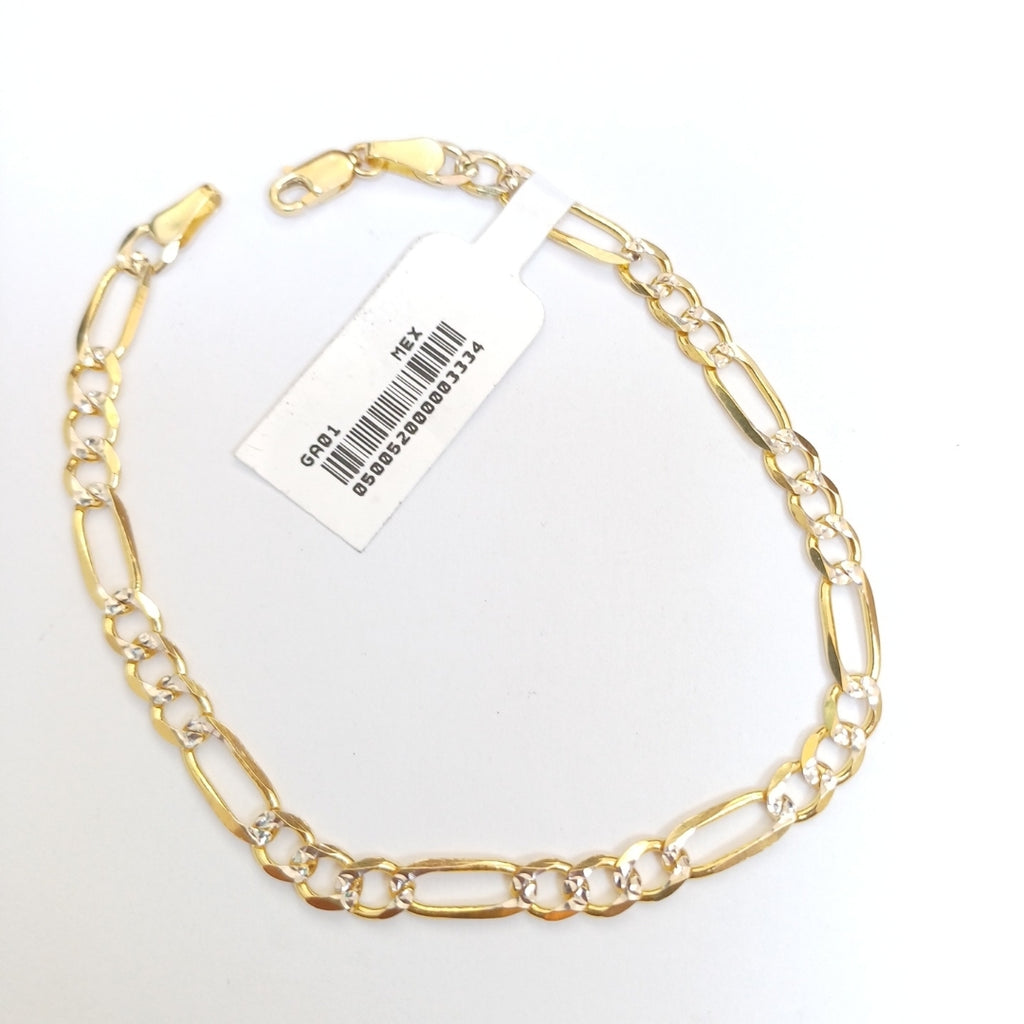 PULSERA 3 X 1 DIAMANTADA 6.7GR 21 CM (NUEVO)