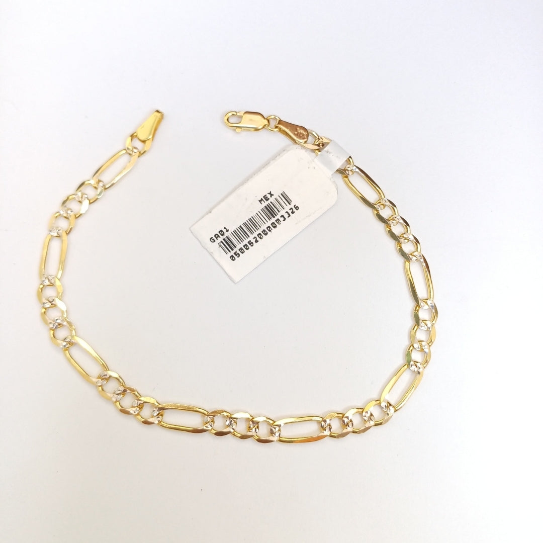 PULSERA 3 X 1 DIAMANTADA 6.6GR 21 CM (NUEVO)