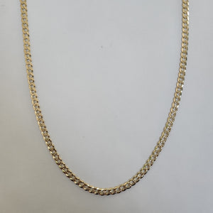 CADENA BARBADA DIAMANTADA 12.01GR 60 CM CM (NUEVO)