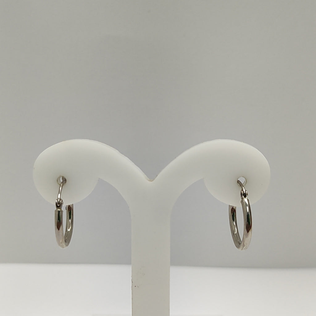 ARRACADAS PAR ORO BLANCO 14 K 1,00 GRMS (SEMINUEVO)