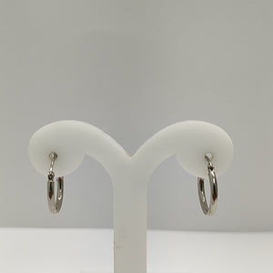 ARRACADAS PAR ORO BLANCO 14 K 1,00 GRMS (SEMINUEVO)