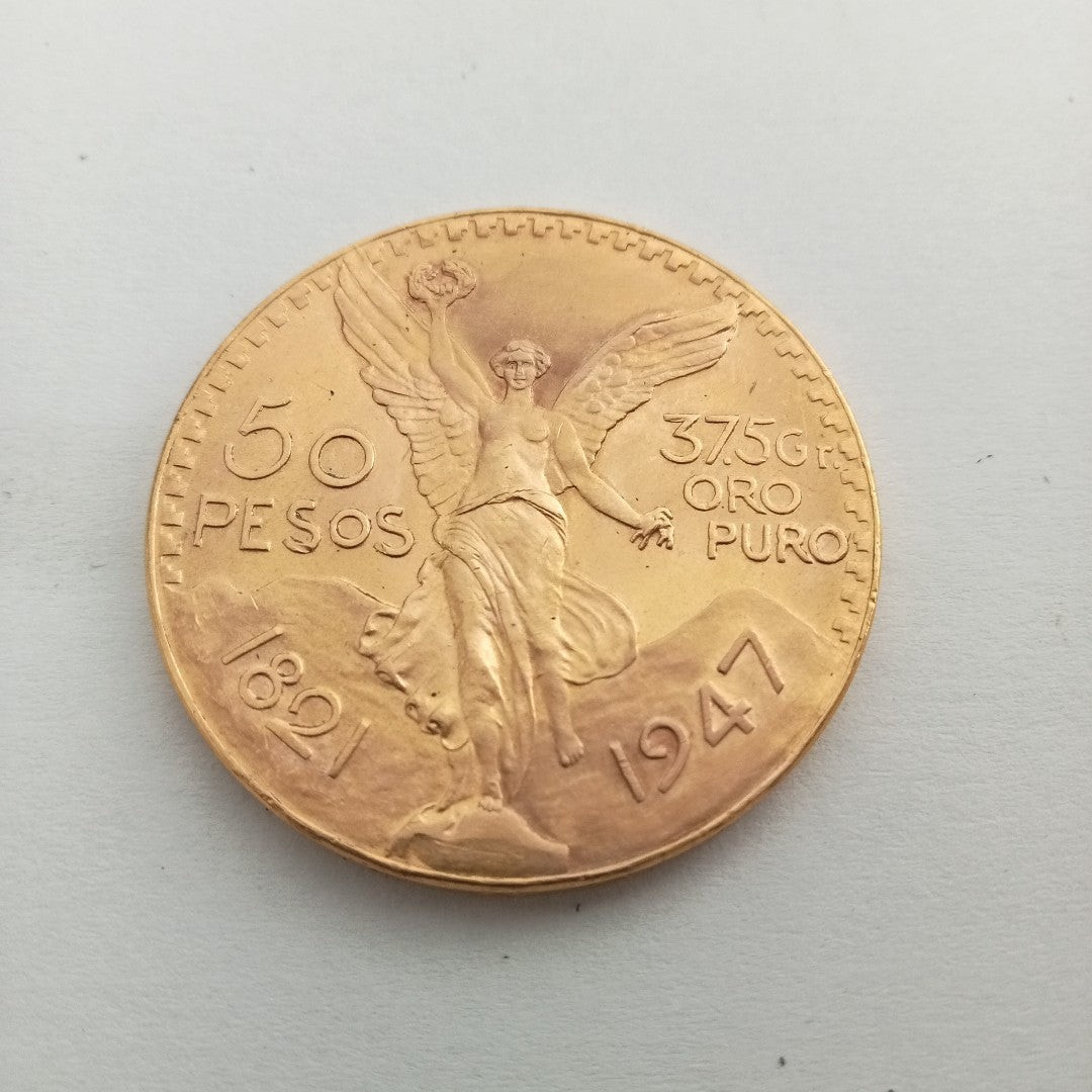 K1 41.6 GRMS 21 K IDENTIFICACIÓN MONEDA NOMINATIVA. MATERIALES ORO. (SEMINUEVO)