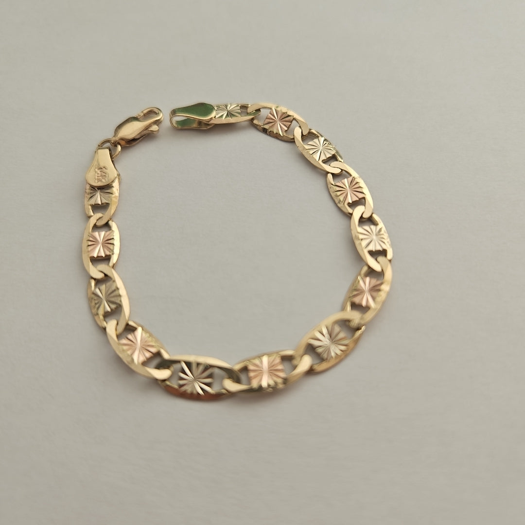 PULSERA TEJIDO MARINERO 6.61GR 16 CM (NUEVO)