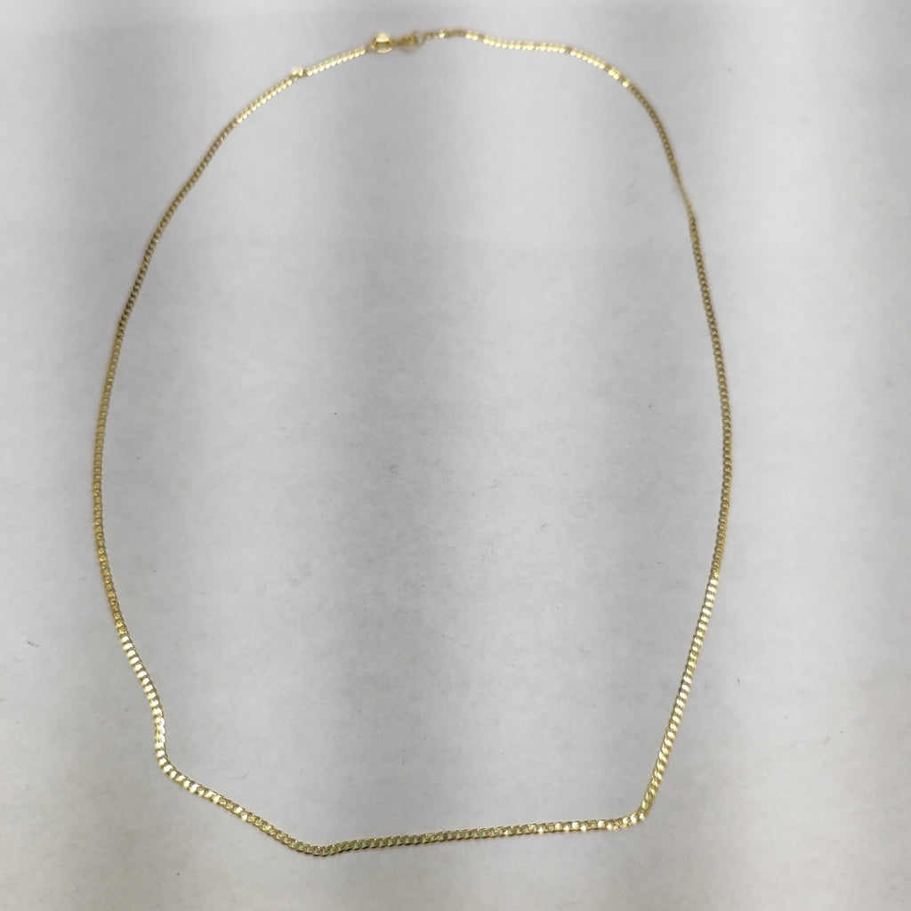 CADENAS BARBADA AMARILLA ORO 14K 1.6 (NUEVO)