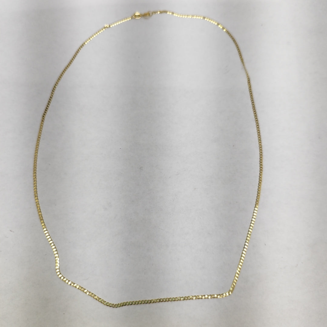 CADENAS BARBADA AMARILLA ORO 14K 1.6 (NUEVO)