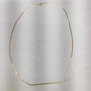 CADENAS BARBADA AMARILLA ORO 14K 1.6 (NUEVO)