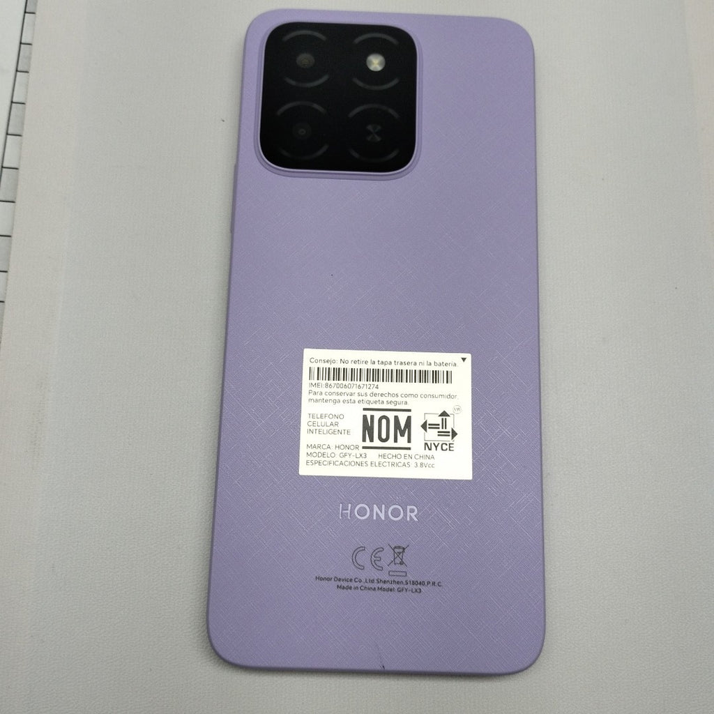 CELULAR HONOR X5B PLUS GFY-LX3 (2024) 256 GB 4 GB RAM (SEMINUEVO)