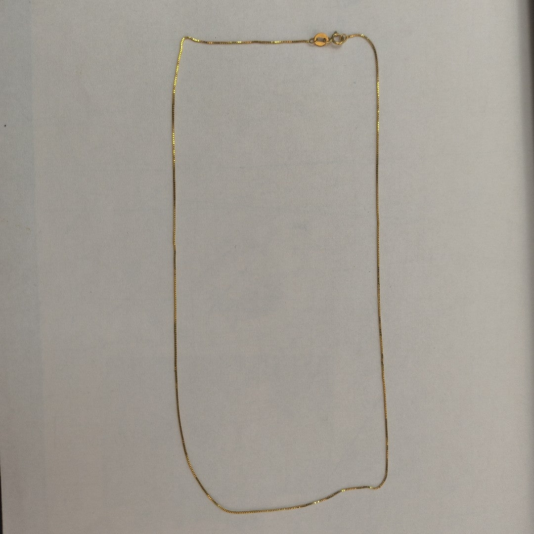 CADENA. ORO. 14 K 1.1 GRMS (SEMINUEVO)