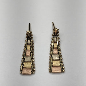 ARETES PAR. ORO. 14 K 2.4 GRMS (SEMINUEVO)