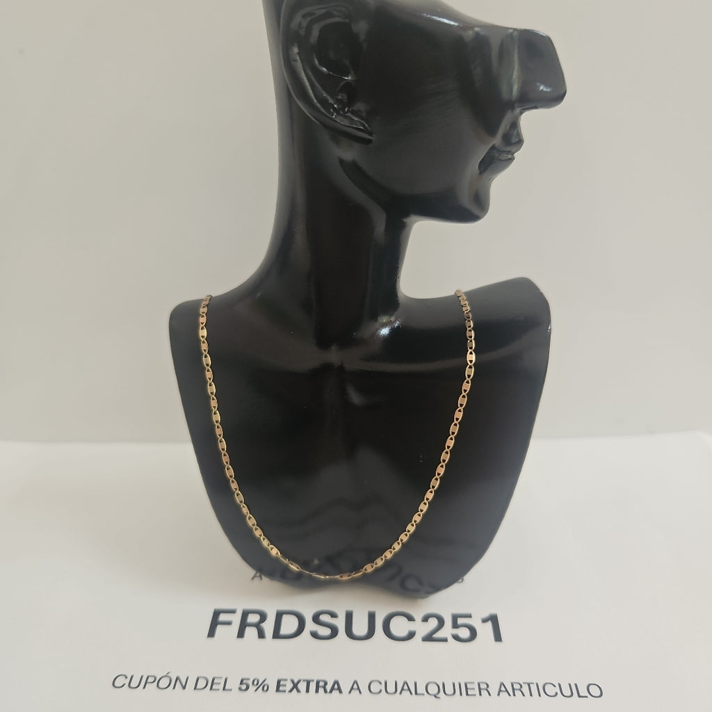 CADENA. ORO. 14 K 1.6 GRMS (SEMINUEVO)