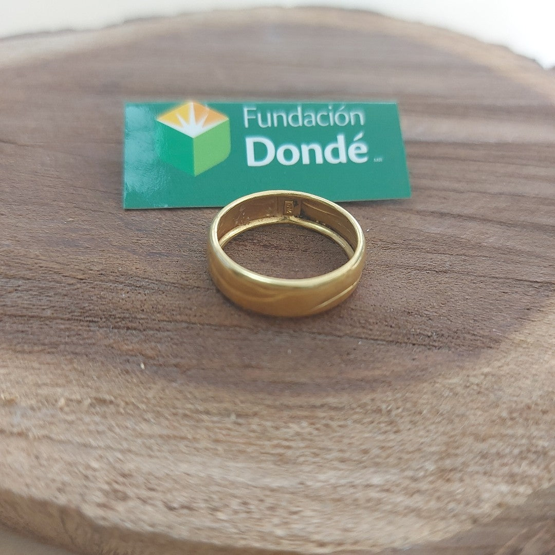 ARGOLLA. ORO. 18 K 1.7 GRMS (SEMINUEVO)